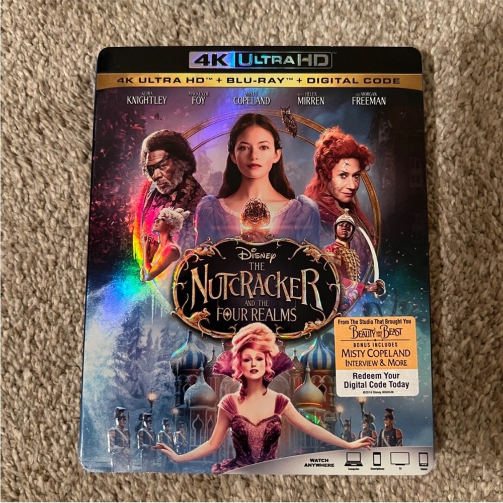 Disney The Nutcracker and the Four Realms Blu-ray with Vibrant Colors